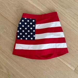 gymboree american flag skirt